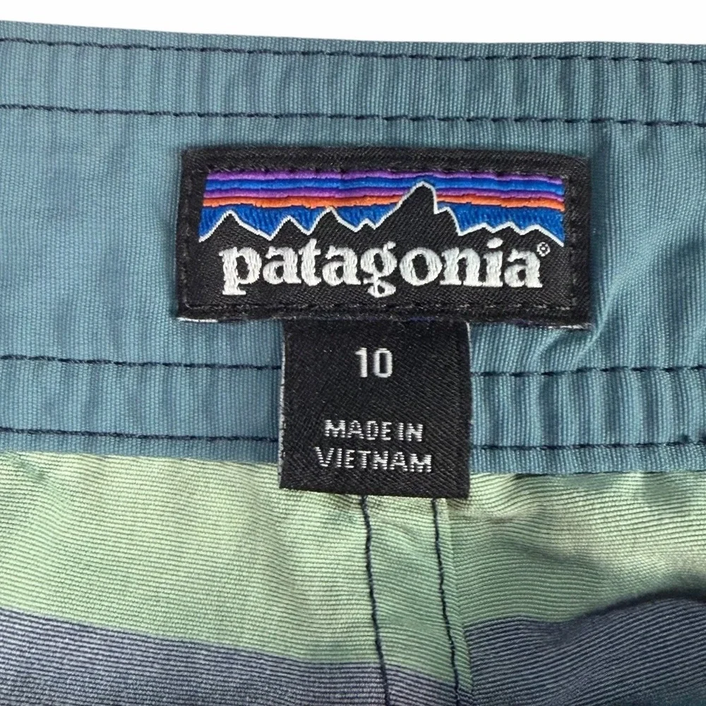 Patagonia Wavefarer Young Boys Board Shorts Swim Trunks Multicolor Size 10 Lot 2